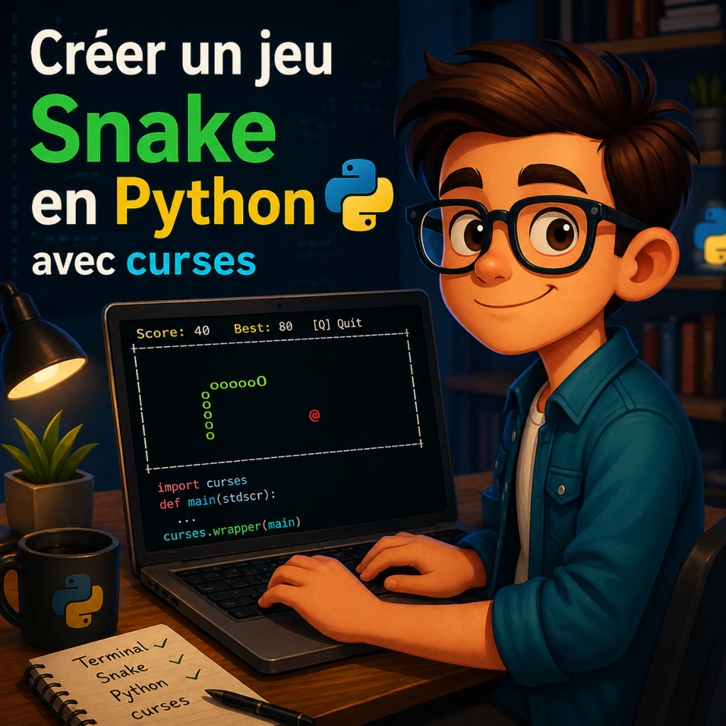 Snake Python Curses