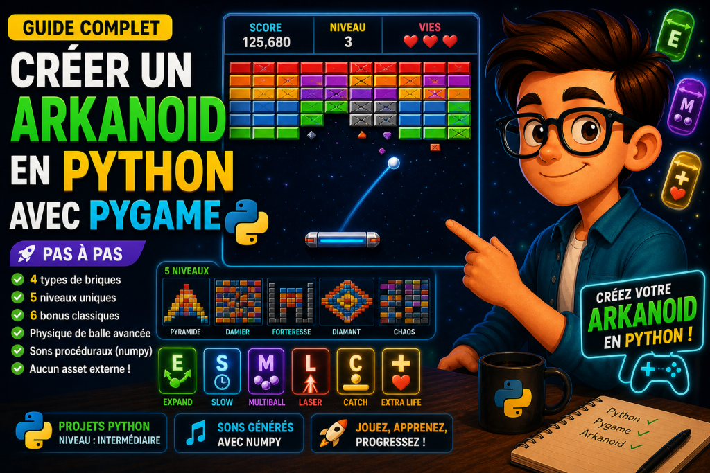 Arkanoid Python Pygame